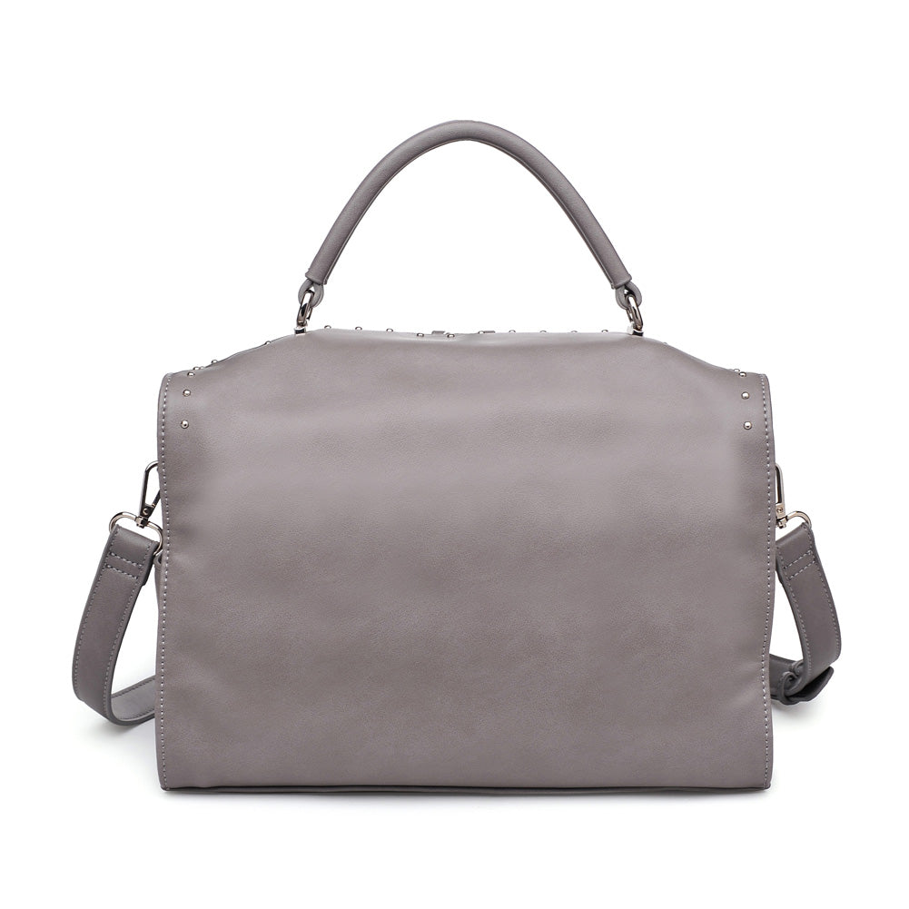 Product Image of Urban Expressions Madden Satchel 840611153753 View 7 | Grey