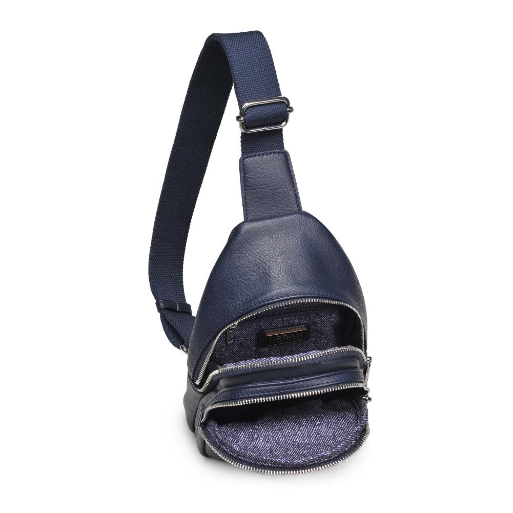 Product Image of Urban Expressions Zephyr Sling Backpack 840611193292 View 8 | Midnight