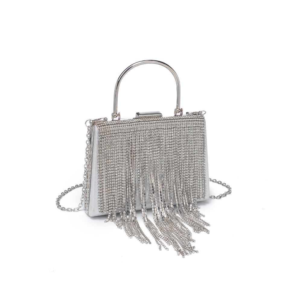 Product Image of Urban Expressions Wren Evening Bag 840611191397 View 6 | Silver