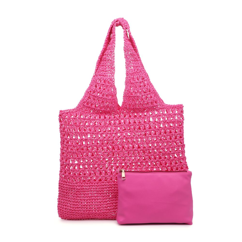 Product Image of Urban Expressions Topanga Tote 840611107459 View 7 | Fuchsia