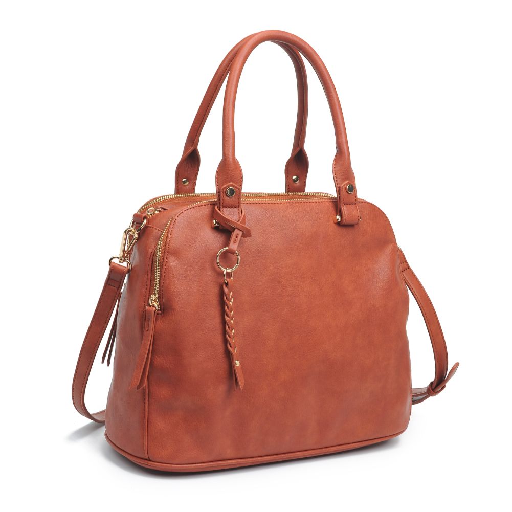 Product Image of Urban Expressions Noreen Satchel 840611185358 View 6 | Rust