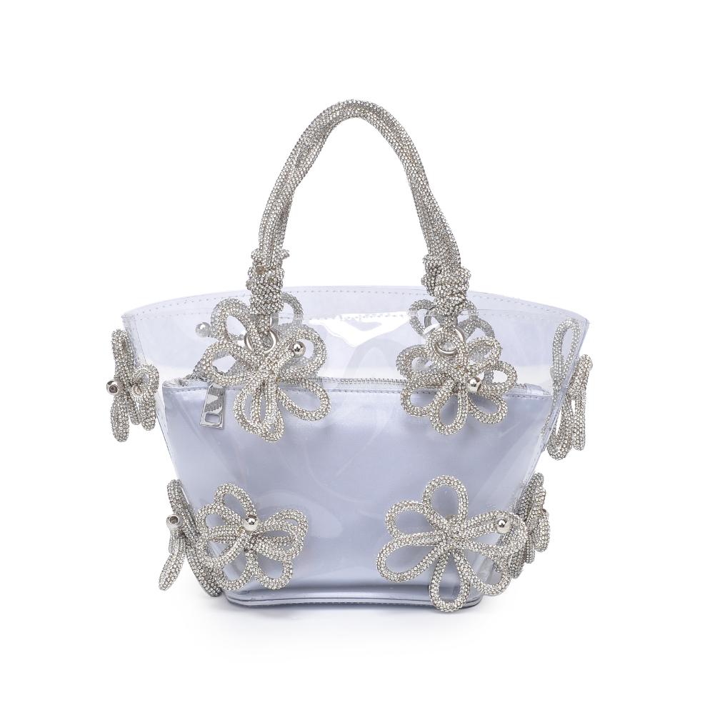 Product Image of Urban Expressions Mariposa Evening Bag 840611191335 View 5 | Silver
