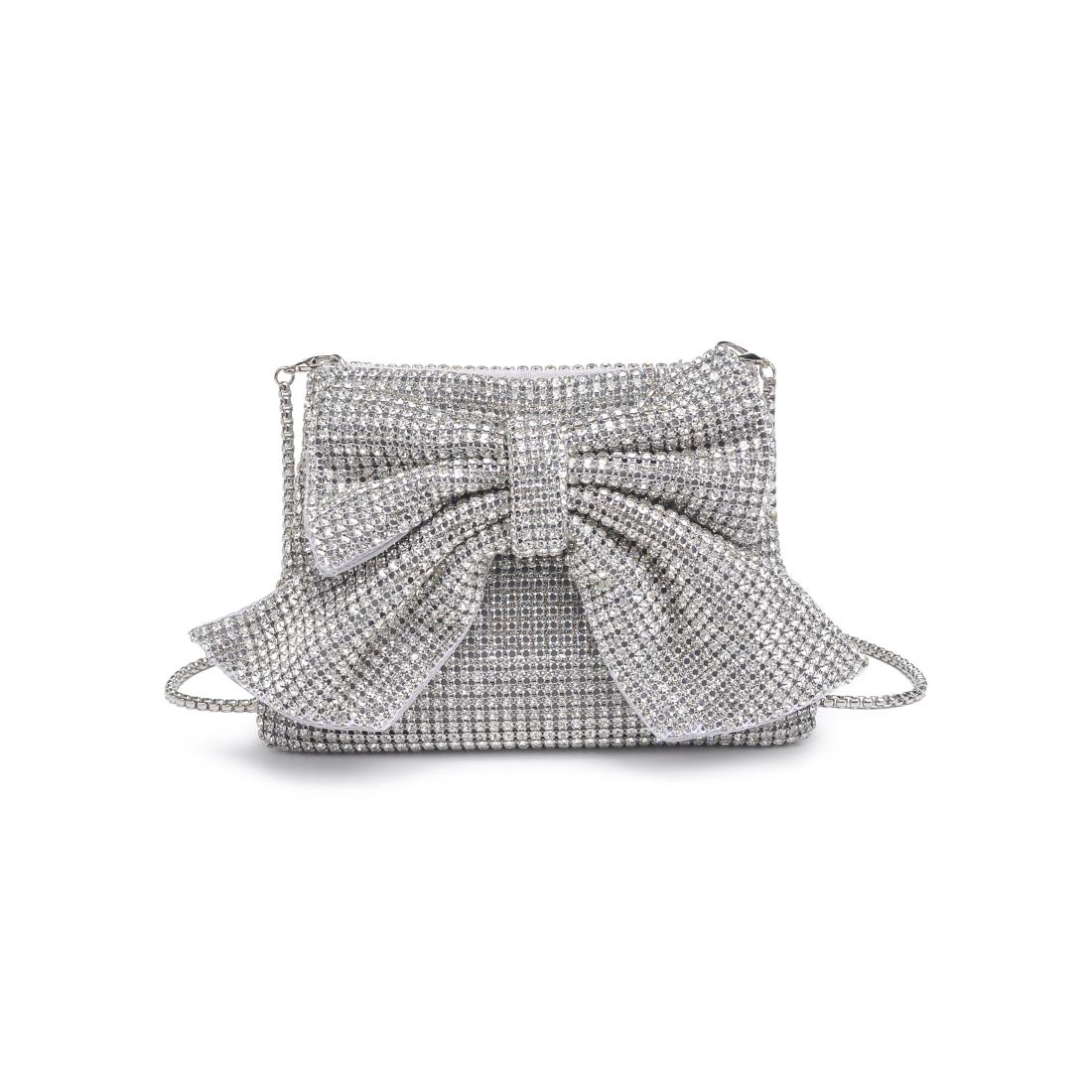 Product Image of Urban Expressions Gretchen Evening Bag 840611156389 View 1 | Silver