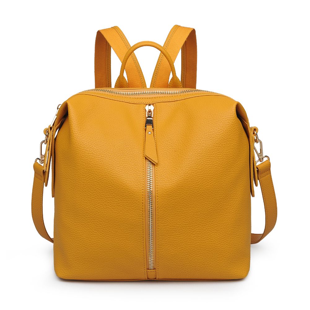 Product Image of Urban Expressions Kenzie Backpack 840611164889 View 1 | Mustard