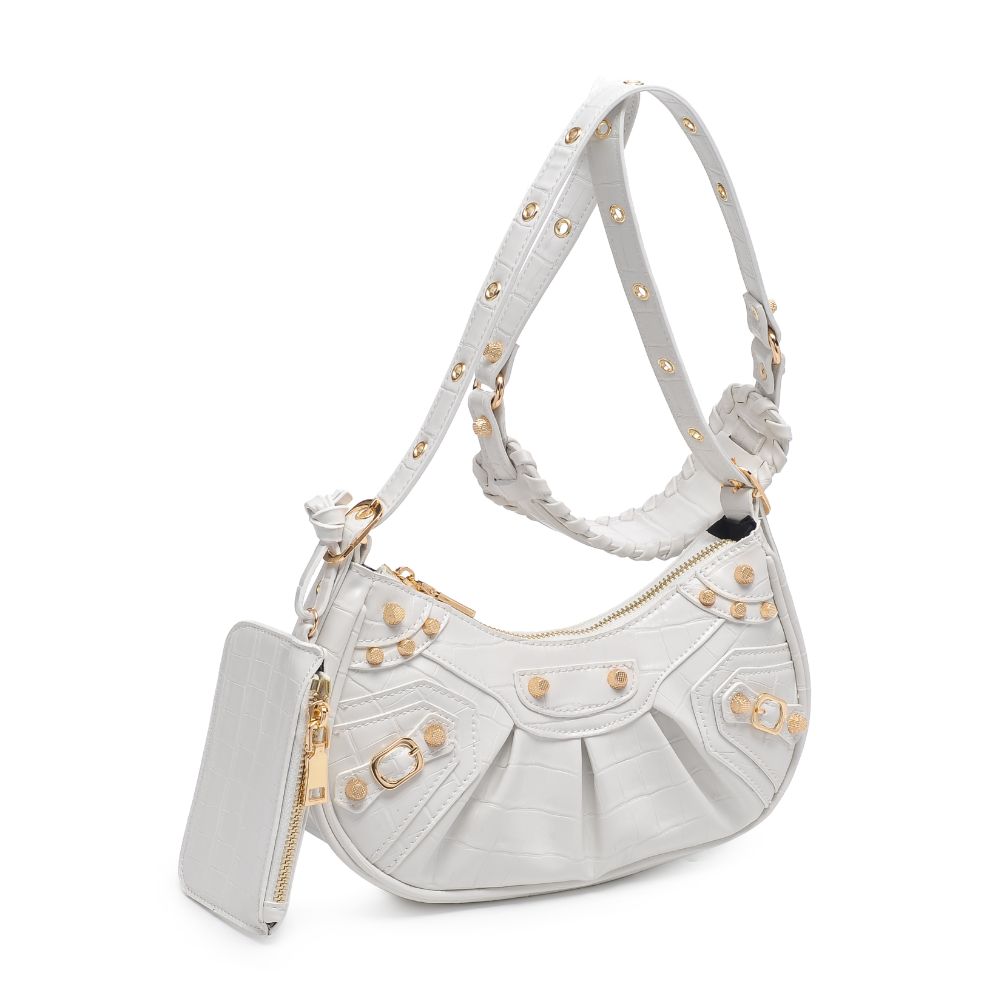 Product Image of Urban Expressions Bellatrix Crossbody 840611110053 View 6 | White