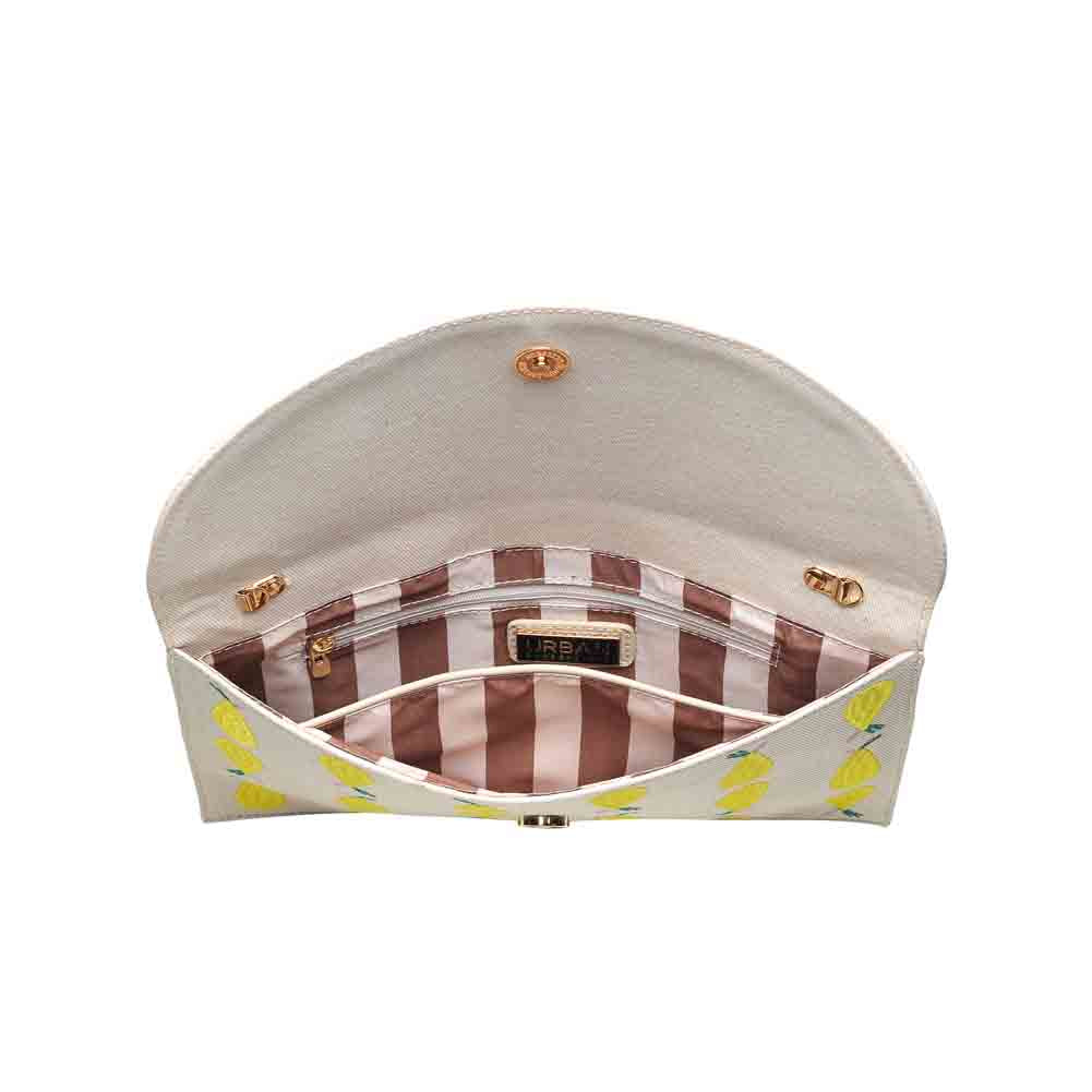 Product Image of Urban Expressions Daiquiri Clutch NA-840611146854 View 4 | Lemon