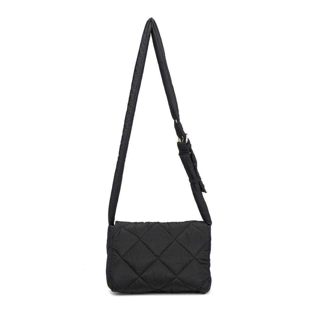 Product Image of Urban Expressions Carson - Quilted Nylon Crossbody 840611114488 View 6 | Black