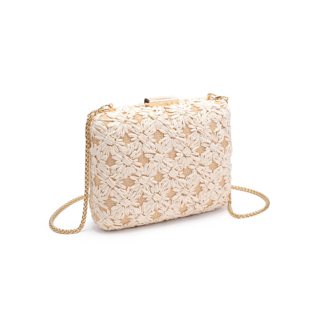 Product Image of Urban Expressions Samantha Evening Bag 840611149343 View 6 | Ivory Natural