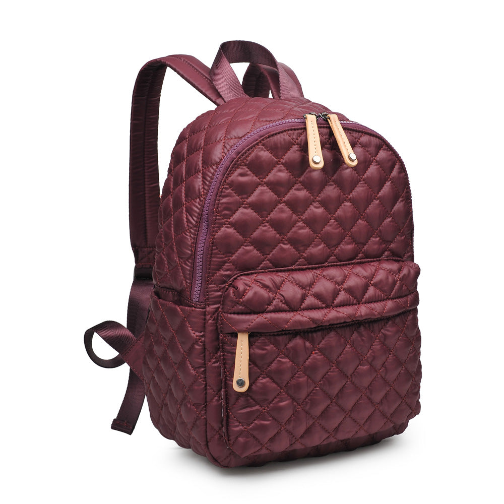 Product Image of Urban Expressions Swish Backpack 840611154620 View 2 | Burgundy