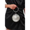 Woman wearing Silver Urban Expressions Disco Evening Bag 818209012690 View 1 | Silver