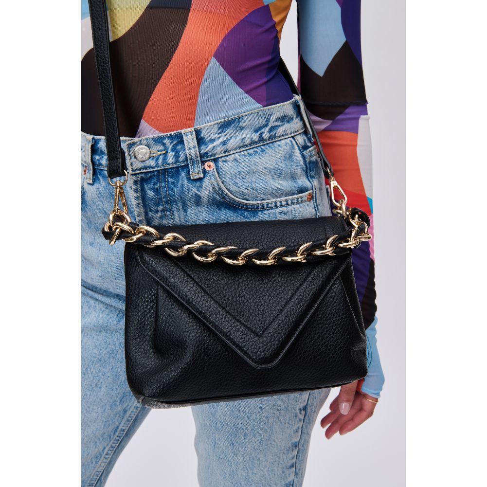 Woman wearing Black Urban Expressions Willow Crossbody 840611115447 View 1 | Black