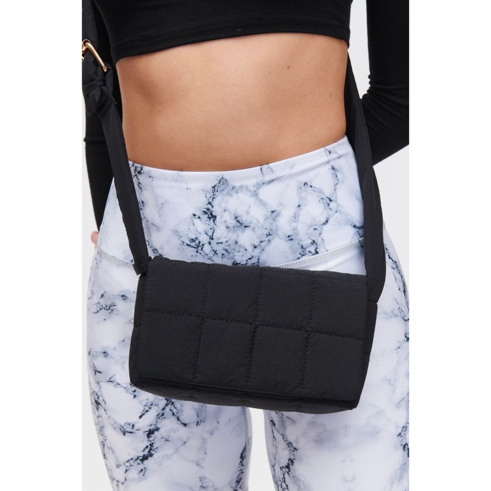 Woman wearing Black Urban Expressions Tandy - Nylon Crossbody 840611106100 View 4 | Black