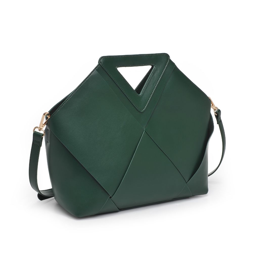 Product Image of Urban Expressions Athena Satchel 840611104106 View 6 | Emerald