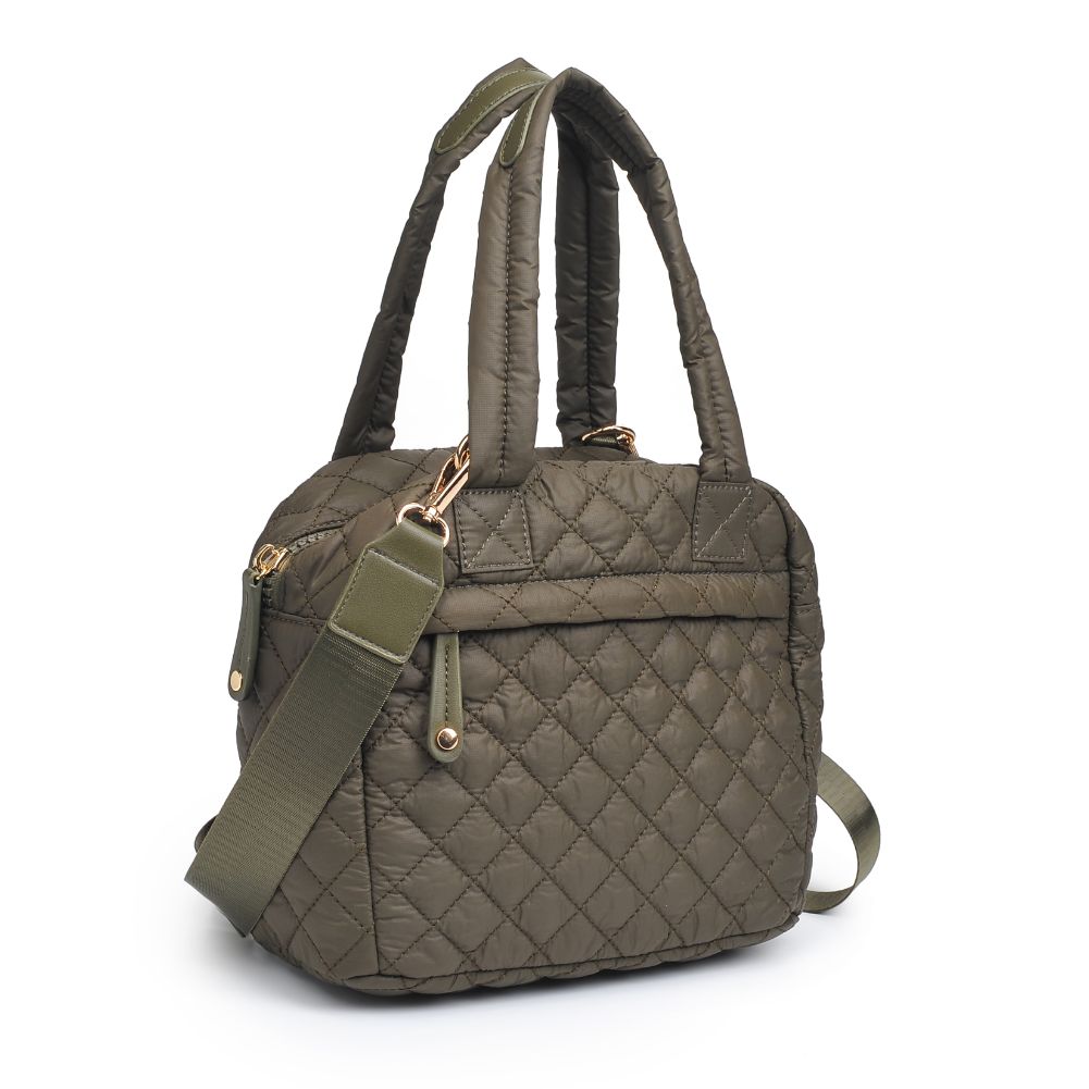 Product Image of Urban Expressions Palmer - Quilted Nylon Tote 840611185617 View 6 | Olive