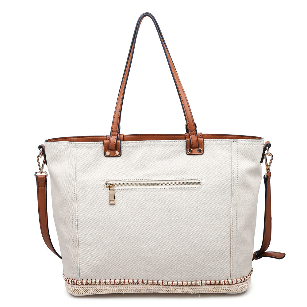 Product Image of Urban Expressions Santorini Tote NA-840611141149 View 3 | Ivory