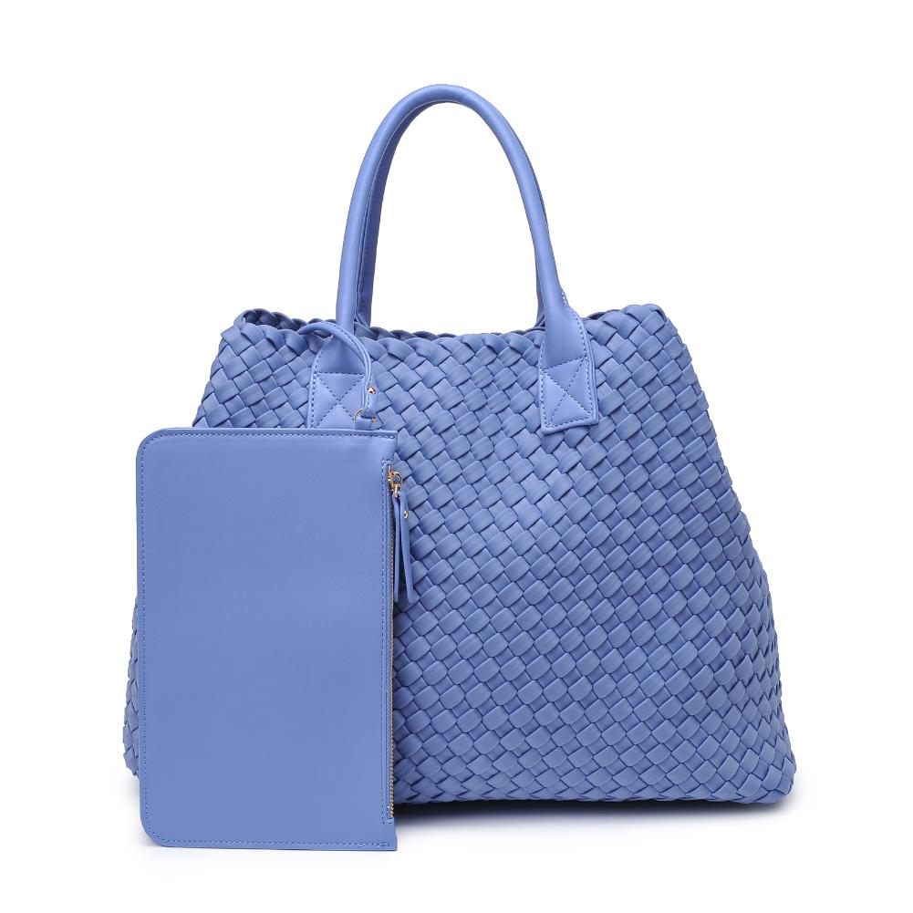 Product Image of Urban Expressions Ithaca - Woven Neoprene Tote 840611128751 View 5 | Periwinkle
