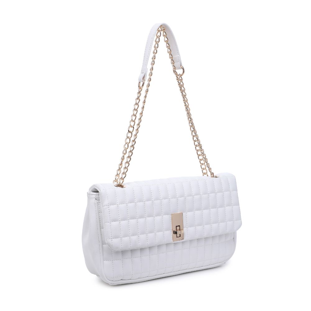 Product Image of Urban Expressions Farah Crossbody 840611107114 View 6 | White