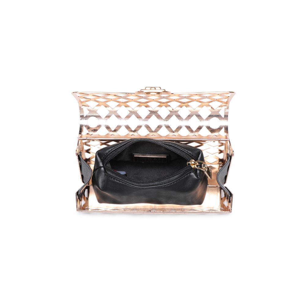 Product Image of Urban Expressions Georgina Evening Bag 840611114587 View 8 | Gold