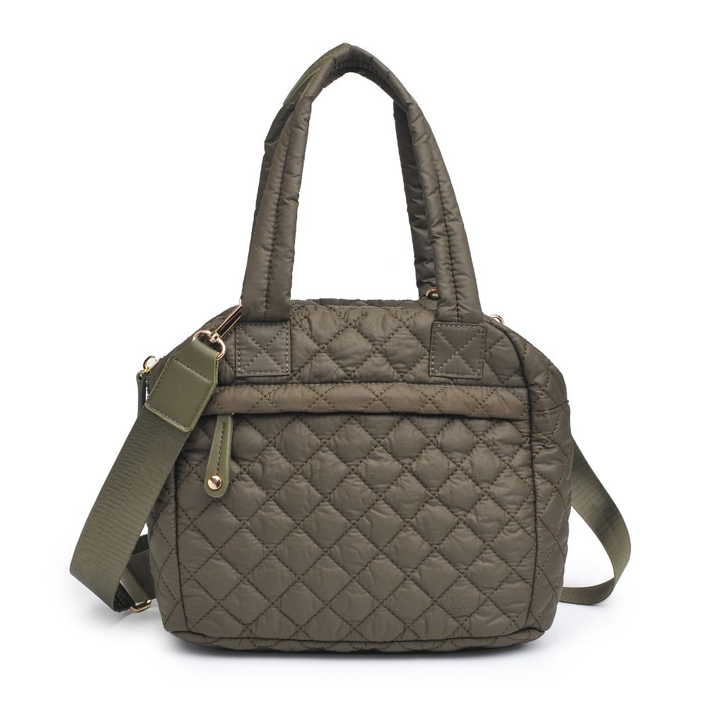 Product Image of Urban Expressions Palmer - Quilted Nylon Tote 840611185617 View 5 | Olive