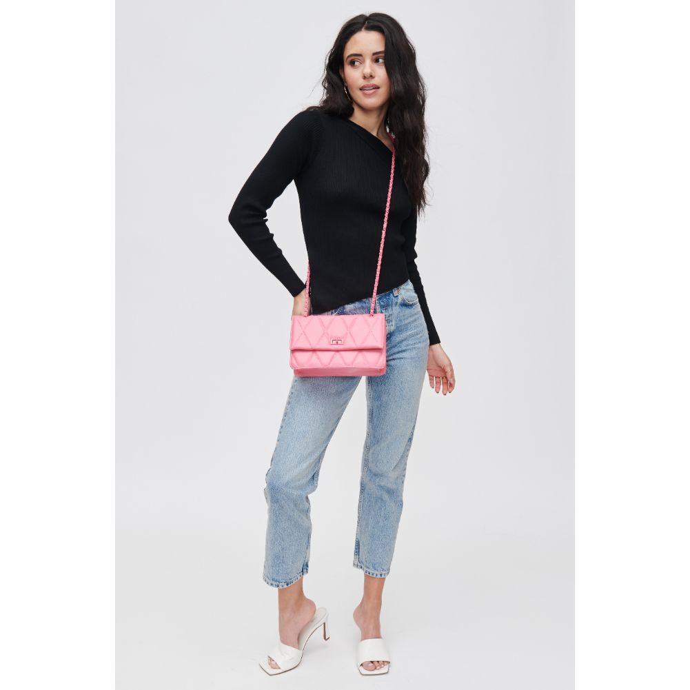 Woman wearing Barbi Urban Expressions Yelena Crossbody 840611118646 View 4 | Barbi