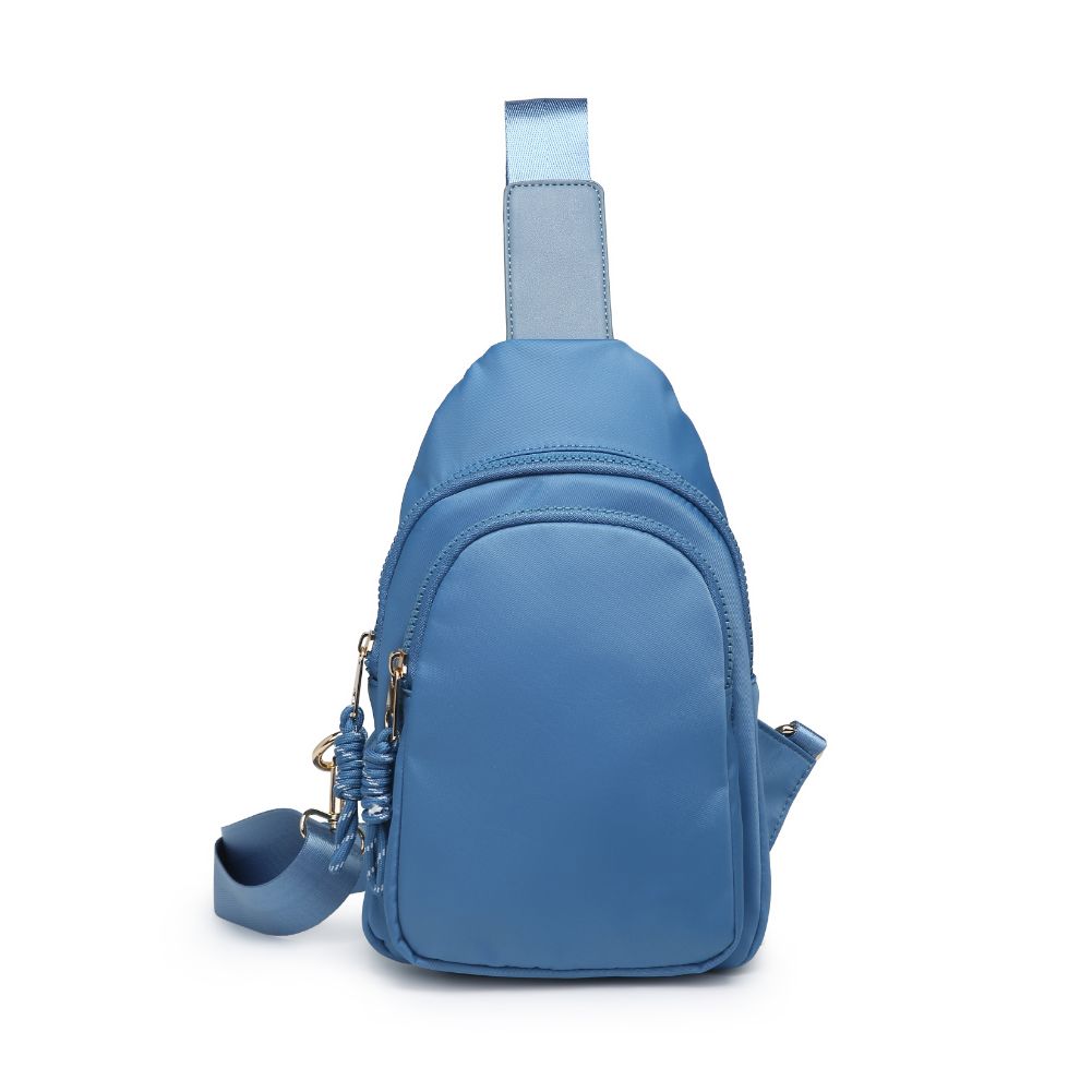 Product Image of Urban Expressions Ace Sling Backpack 840611177674 View 1 | Blue