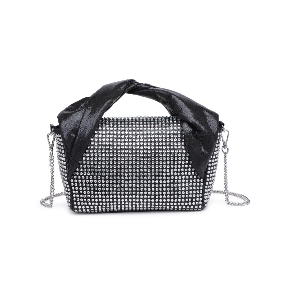 Product Image of Urban Expressions Stevie Crossbody 840611120816 View 7 | Silver Black