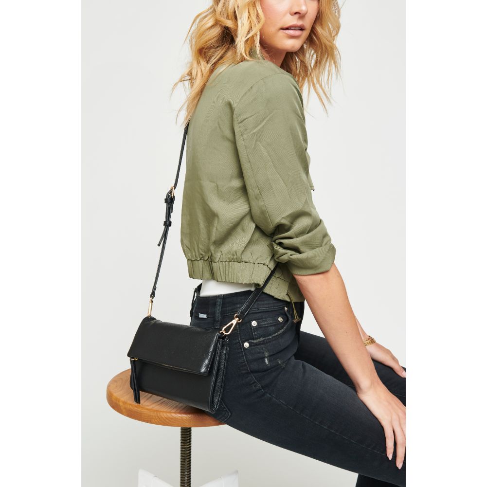 Woman wearing Black Urban Expressions Bree Crossbody 840611174758 View 3 | Black