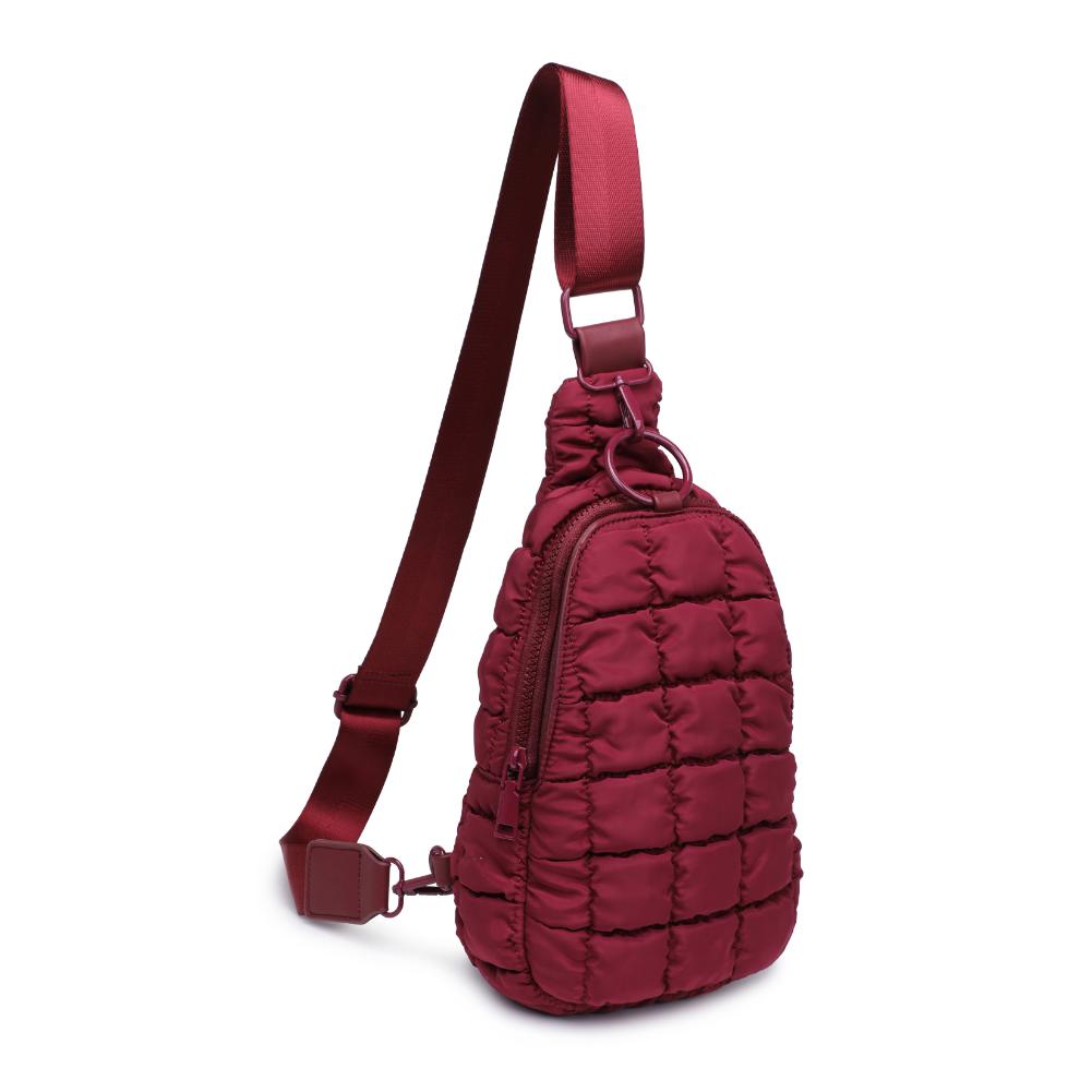 Product Image of Urban Expressions Bristol Sling Backpack 840611194091 View 6 | Burgundy