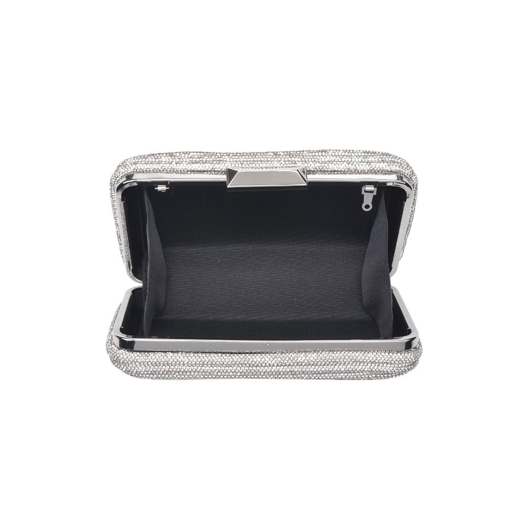 Product Image of Urban Expressions Shireen Evening Bag 840611193933 View 8 | Silver