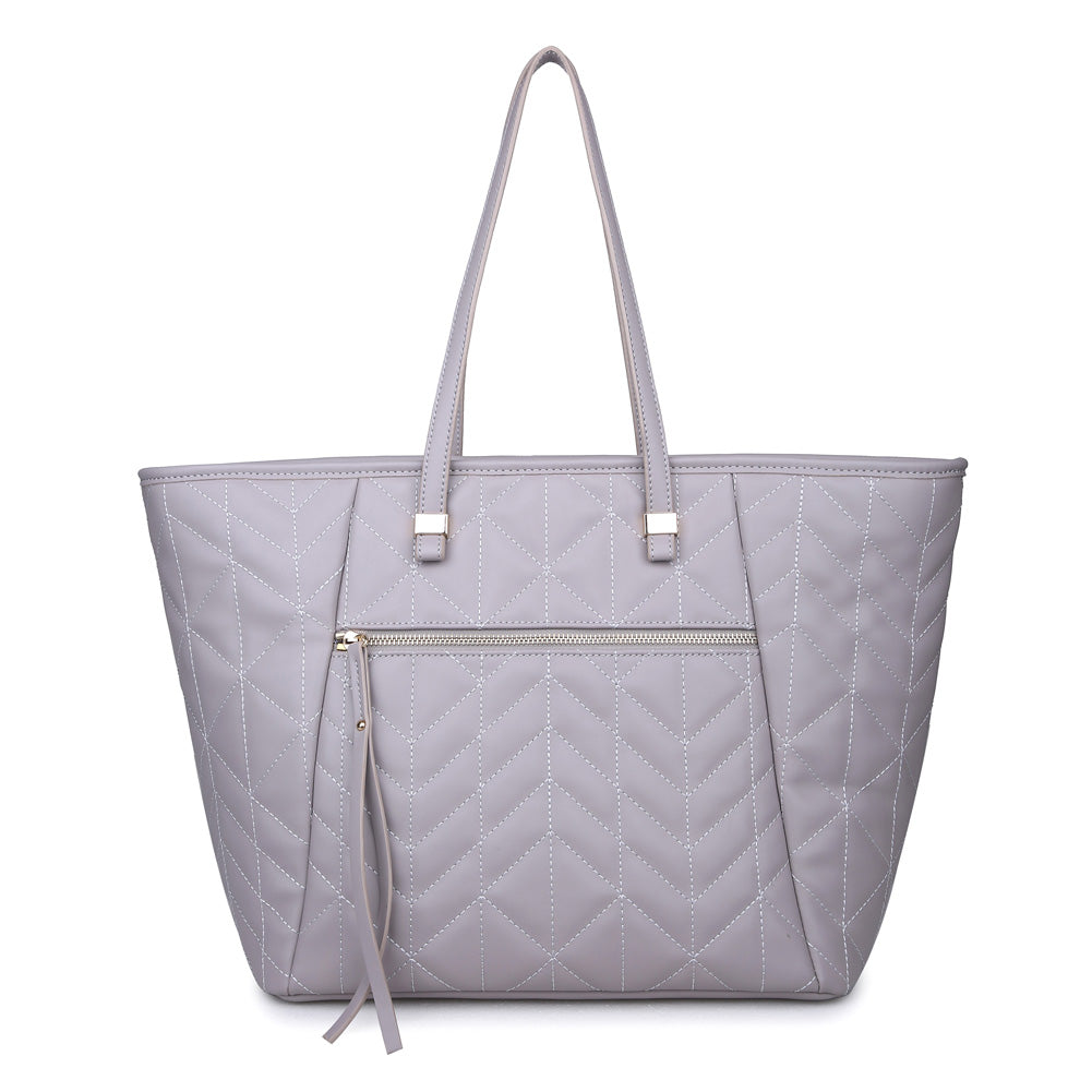 Product Image of Urban Expressions Samantha Tote NA-840611149954 View 1 | Grey