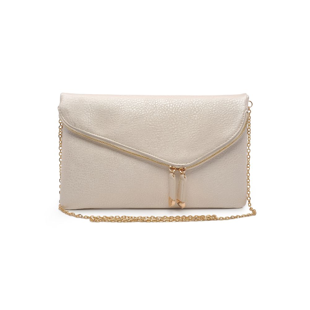 Product Image of Urban Expressions Stella Clutch 840611151575 View 5 | Pearl Gold