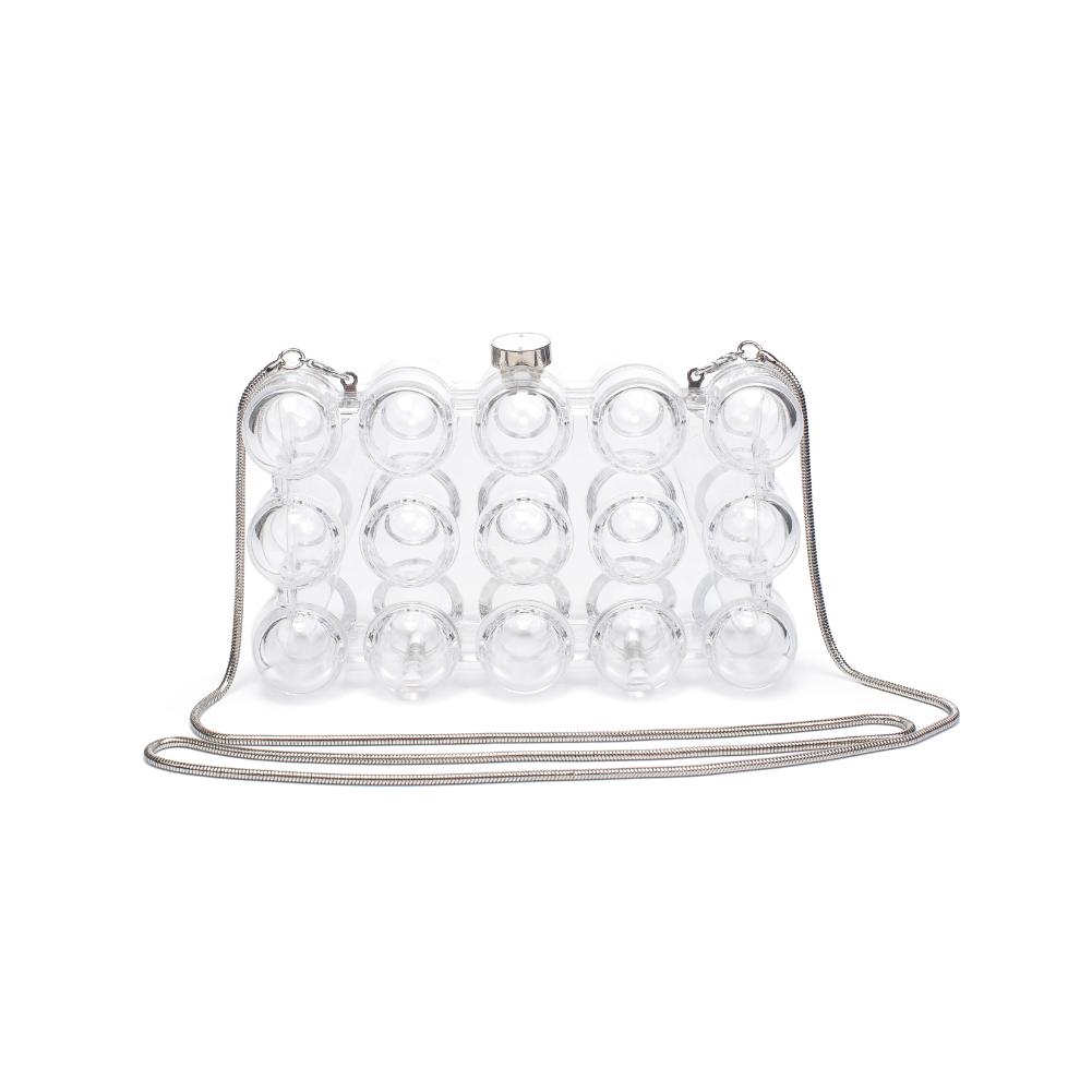 Product Image of Urban Expressions Skye Evening Bag 840611124319 View 7 | Clear