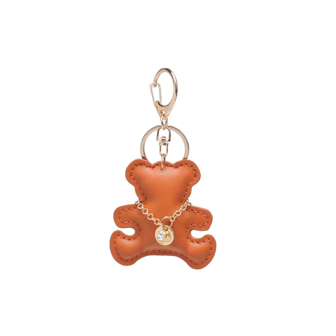 Product Image of Urban Expressions Bear Keychain Charm 840611150752 View 1 | Tan