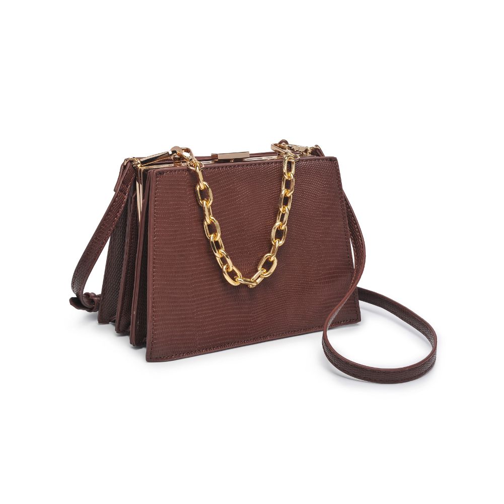 Product Image of Urban Expressions Della Crossbody 840611185075 View 6 | Chocolate