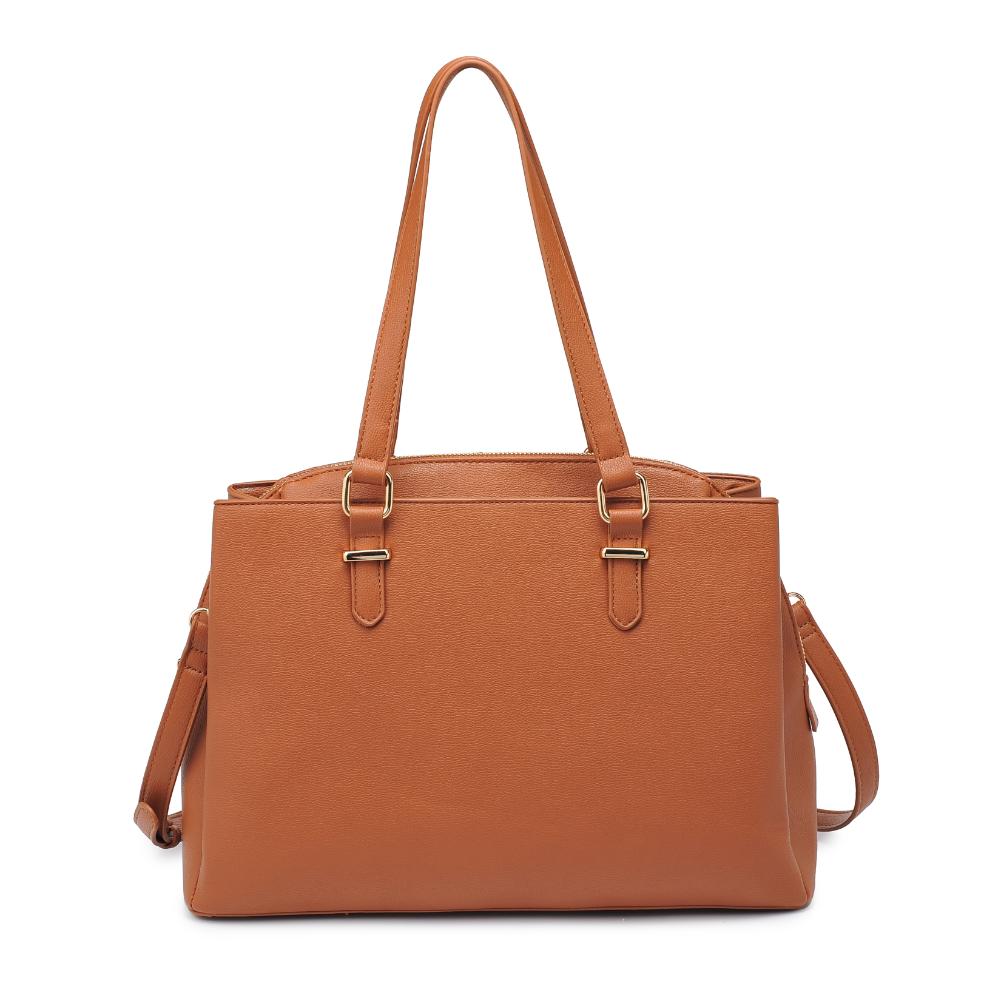 Product Image of Urban Expressions Cambria Satchel 840611126702 View 5 | Tan