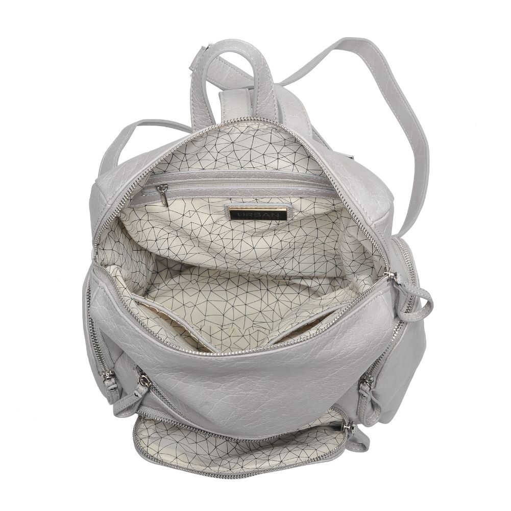 Product Image of Urban Expressions Kendall Backpack 818209018548 View 8 | Grey