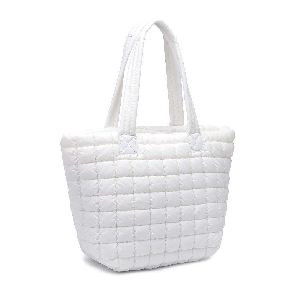 Product Image of Urban Expressions Breakaway - Puffer Tote 840611119889 View 6 | Ivory