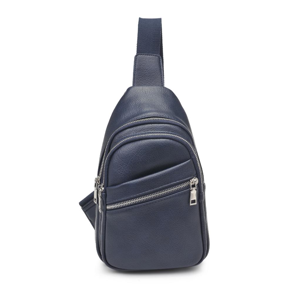 Product Image of Urban Expressions Zephyr Sling Backpack 840611193292 View 5 | Midnight