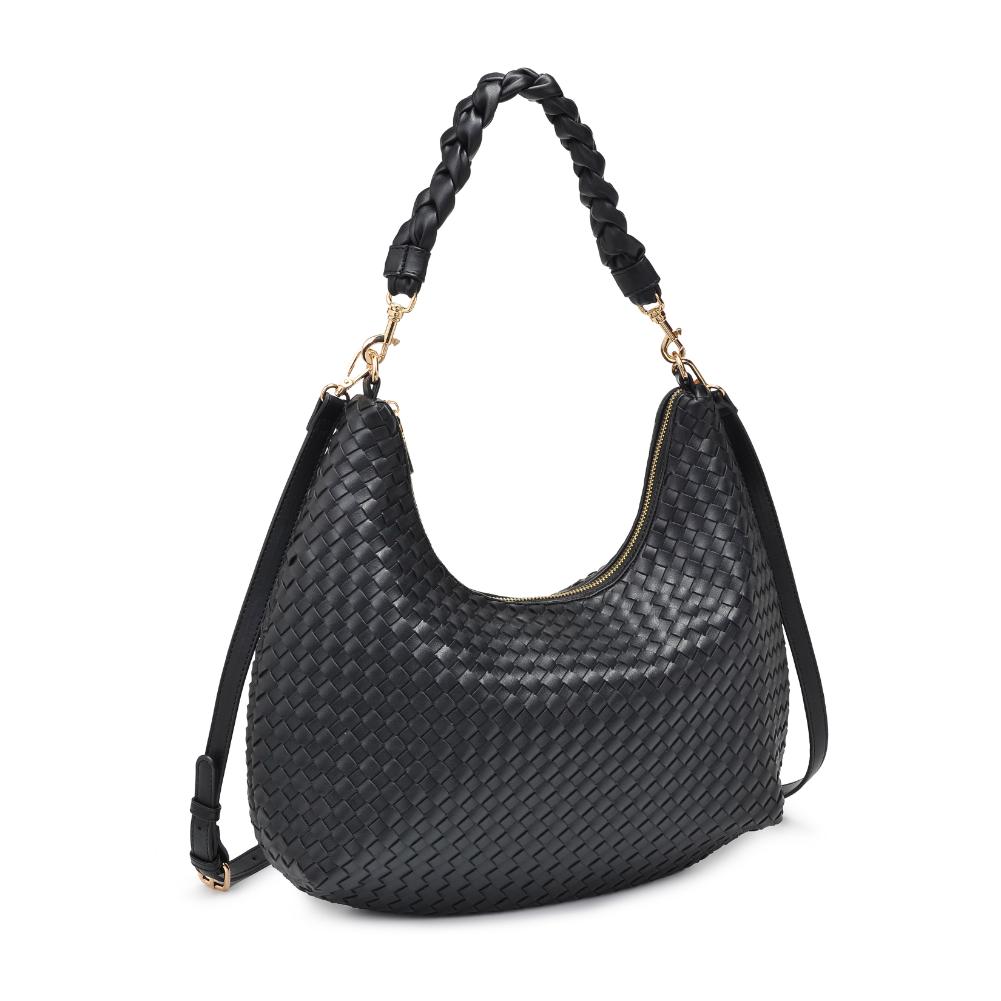 Product Image of Urban Expressions Sabrina Hobo 840611126177 View 6 | Black