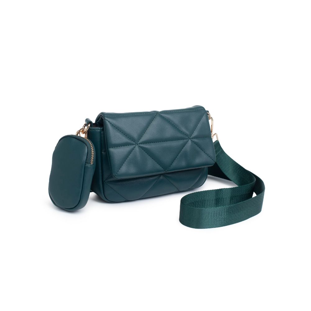 Product Image of Urban Expressions Tasha Crossbody 840611185655 View 6 | Hunter Green