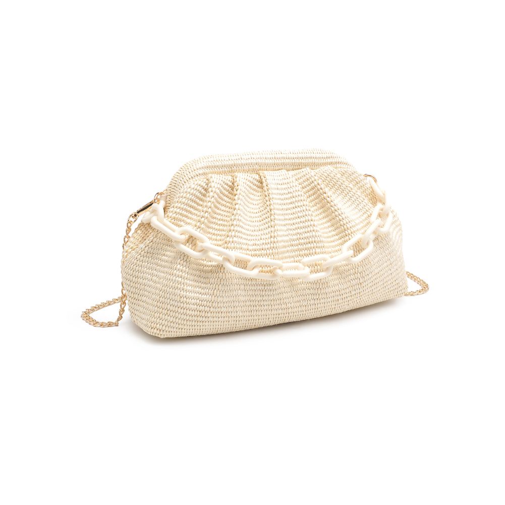 Product Image of Urban Expressions Solana Clutch 840611105745 View 6 | Ivory