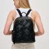 Woman wearing Black Urban Expressions Blossom Backpack 840611130617 View 1 | Black