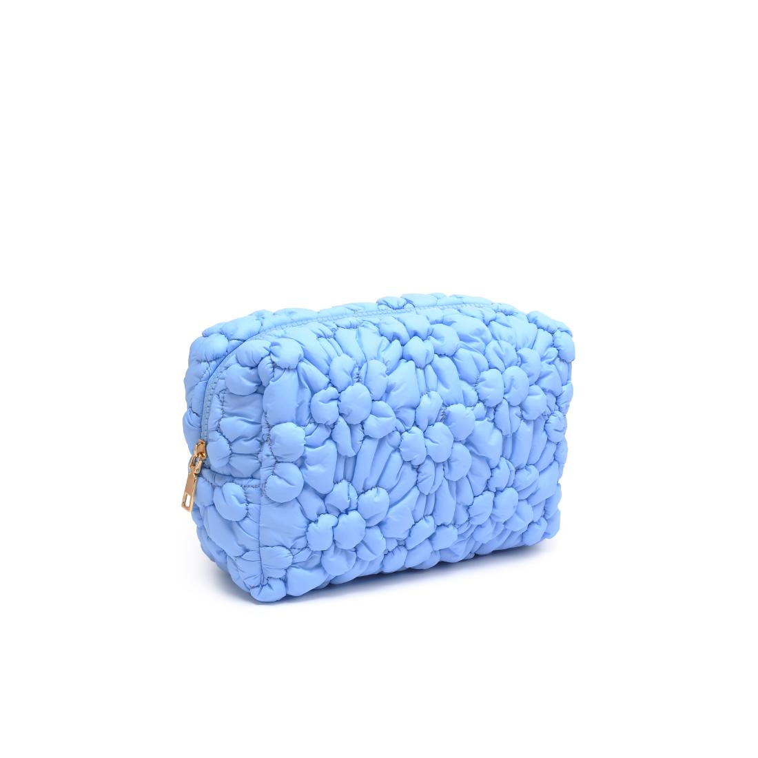 Product Image of Urban Expressions Flora Pop - Nylon Cosmetic Pouch 840611144256 View 6 | Sky Blue