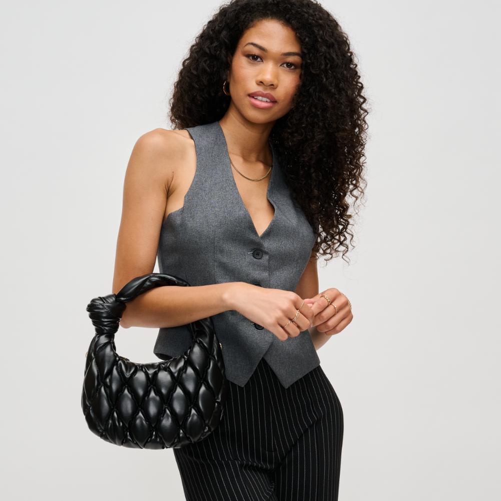 Woman wearing Black Urban Expressions Claudia Crossbody 840611193490 View 2 | Black