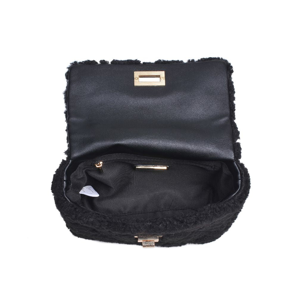 Product Image of Urban Expressions Corriedale - Sherpa Crossbody 840611100894 View 8 | Black