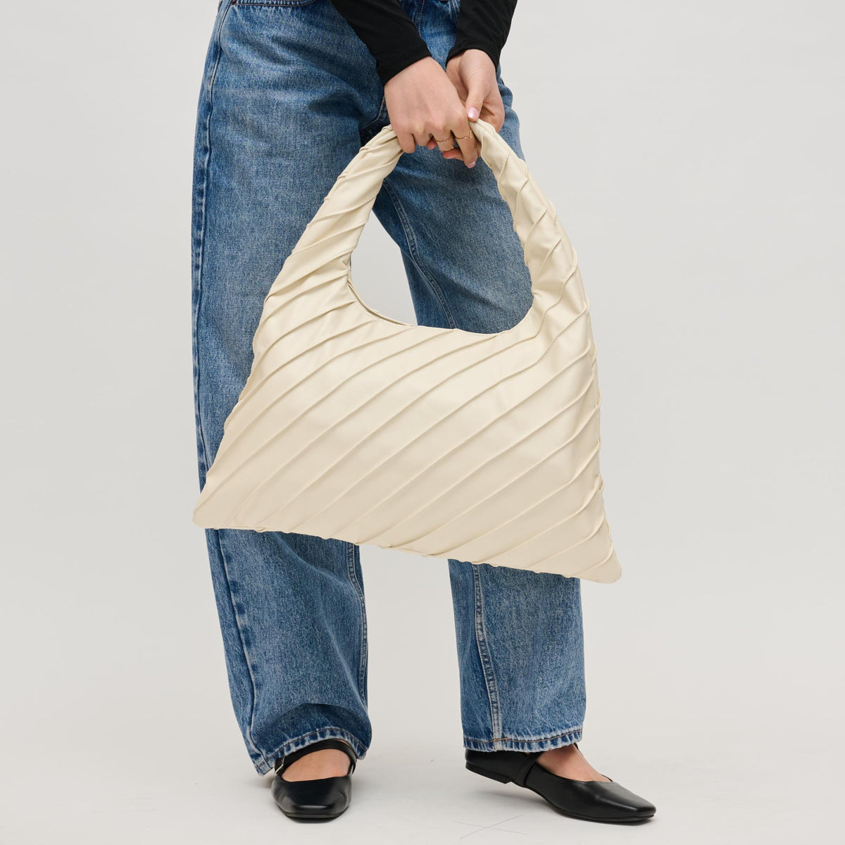 Woman wearing Bone Urban Expressions Allie Hobo 840611156853 View 2 | Bone