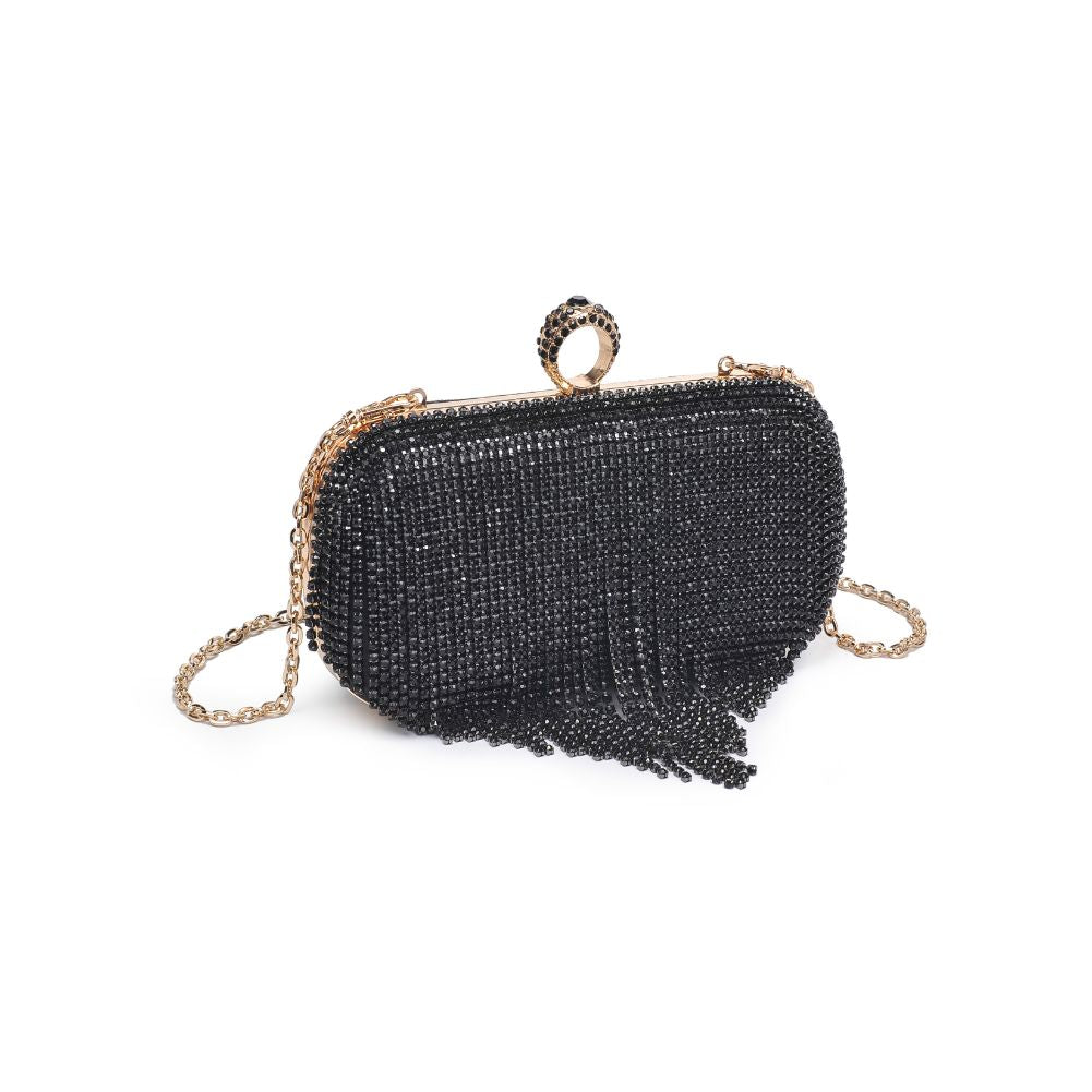 Product Image of Urban Expressions Vivian Evening Bag 840611113573 View 6 | Black