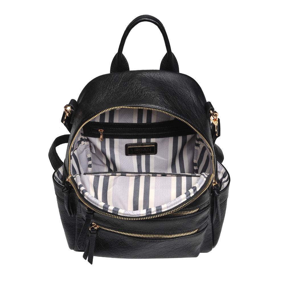 Product Image of Urban Expressions Reva Backpack 840611185235 View 8 | Black