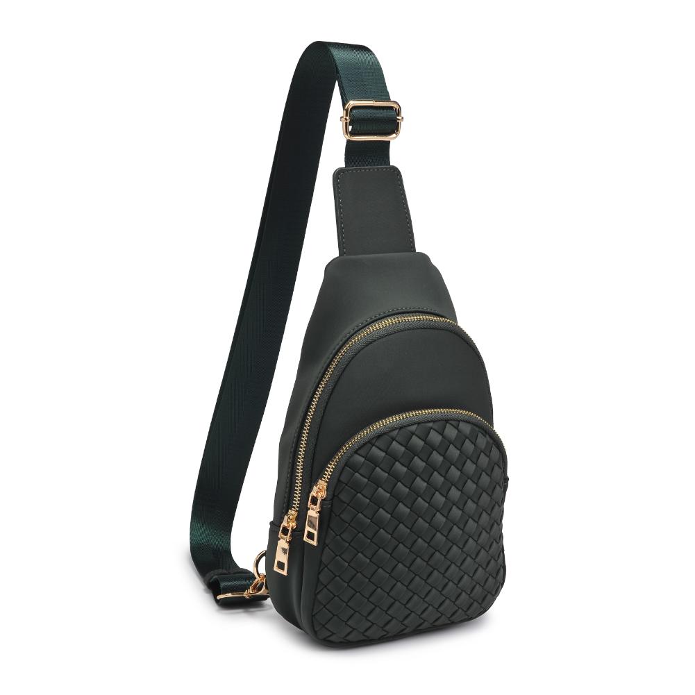 Product Image of Urban Expressions Hailey Sling Backpack 840611125521 View 7 | Olive