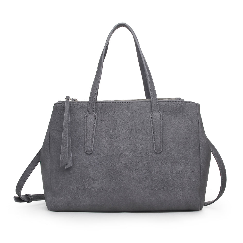 Product Image of Urban Expressions Nora Satchel 840611178336 View 5 | Carbon